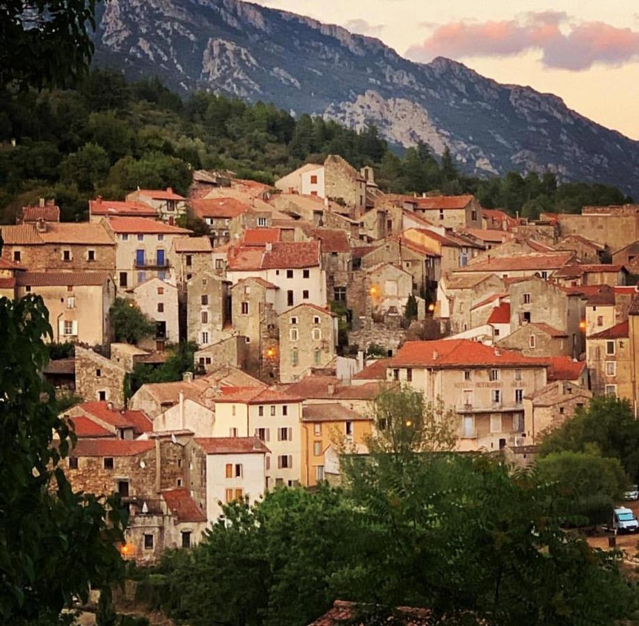 Ecole Olargues - Chambres & Restaurant - Teritoria Esterno foto